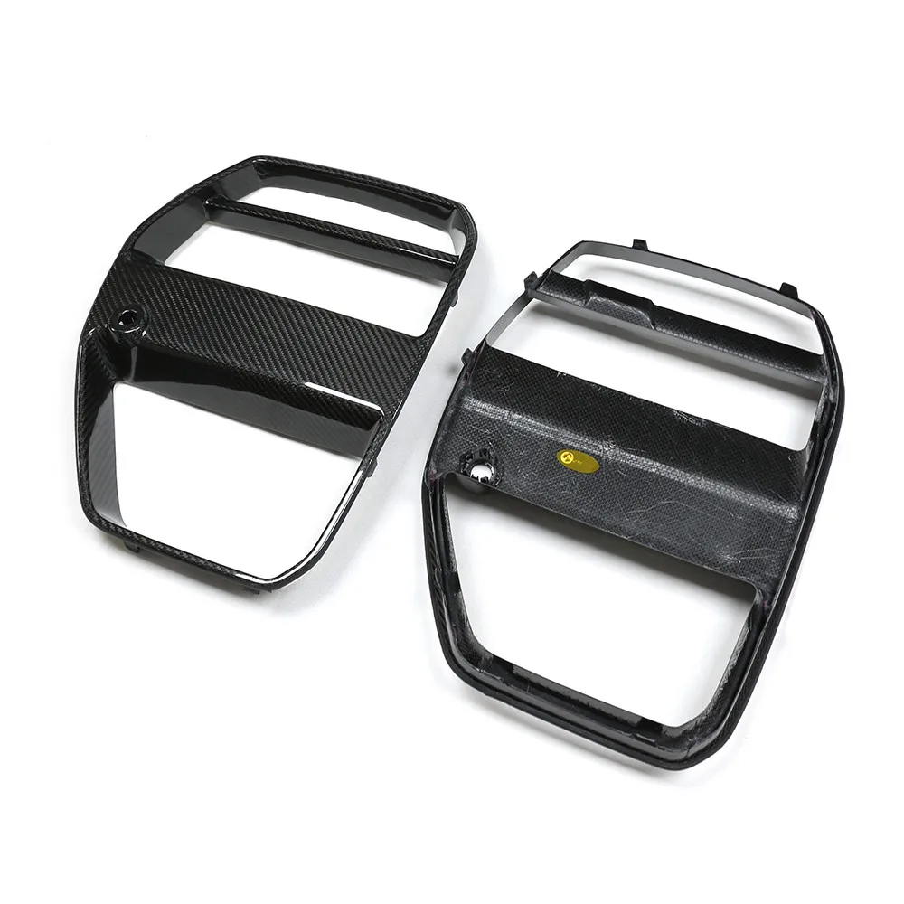 BMW G80 M3 G82 G83 M4 Dry Carbon Fiber Front Grille V Style | G-Series M Exterior Upgrade