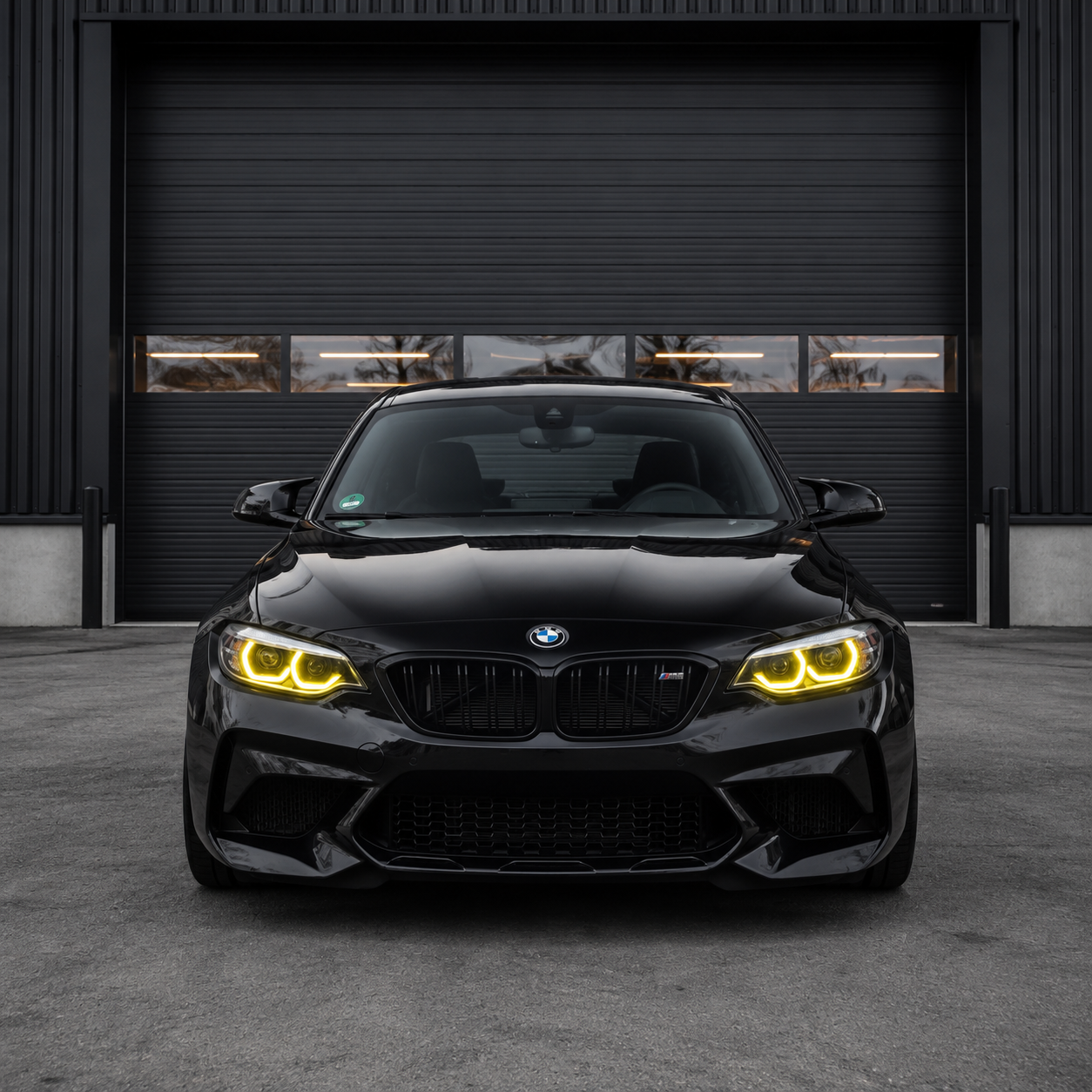 BMW CSL Style Yellow DRL LED Lights Module Set For BMW 2 Series & M2 (F87/F22/F23)