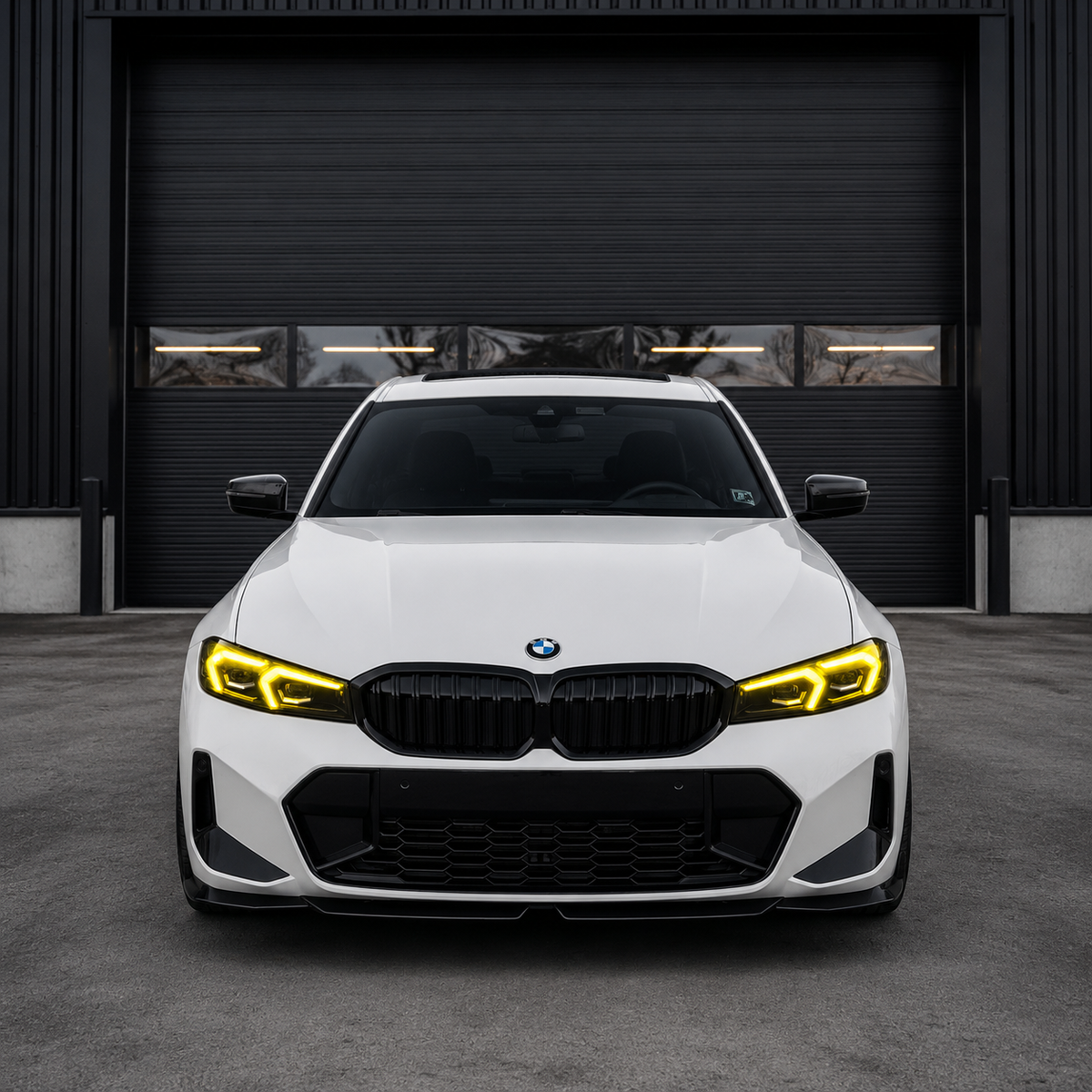 BMW CSL Style Yellow DRL LED Lights Module Set For BMW 3 Series G20/G21 LCI (2023+)