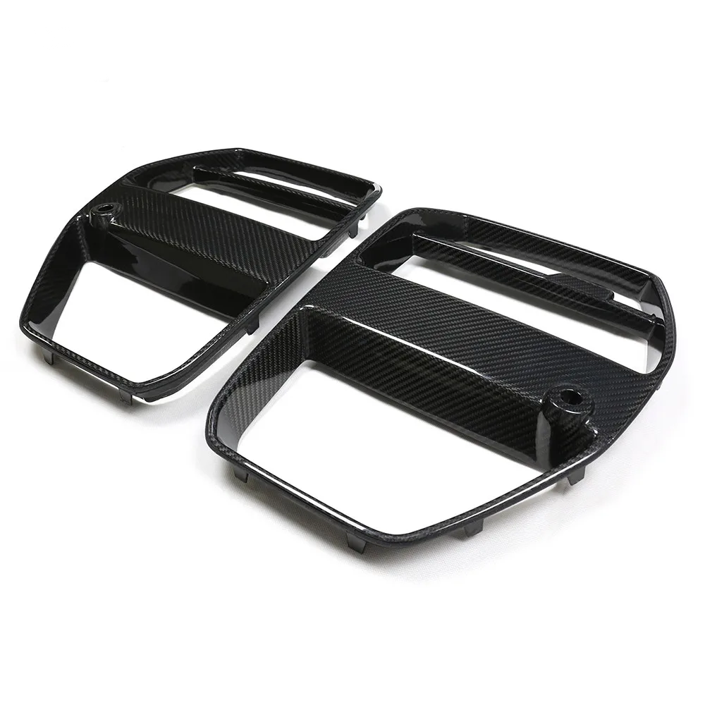 BMW G80 M3 G82 G83 M4 Dry Carbon Fiber Front Grille V Style | G-Series M Exterior Upgrade
