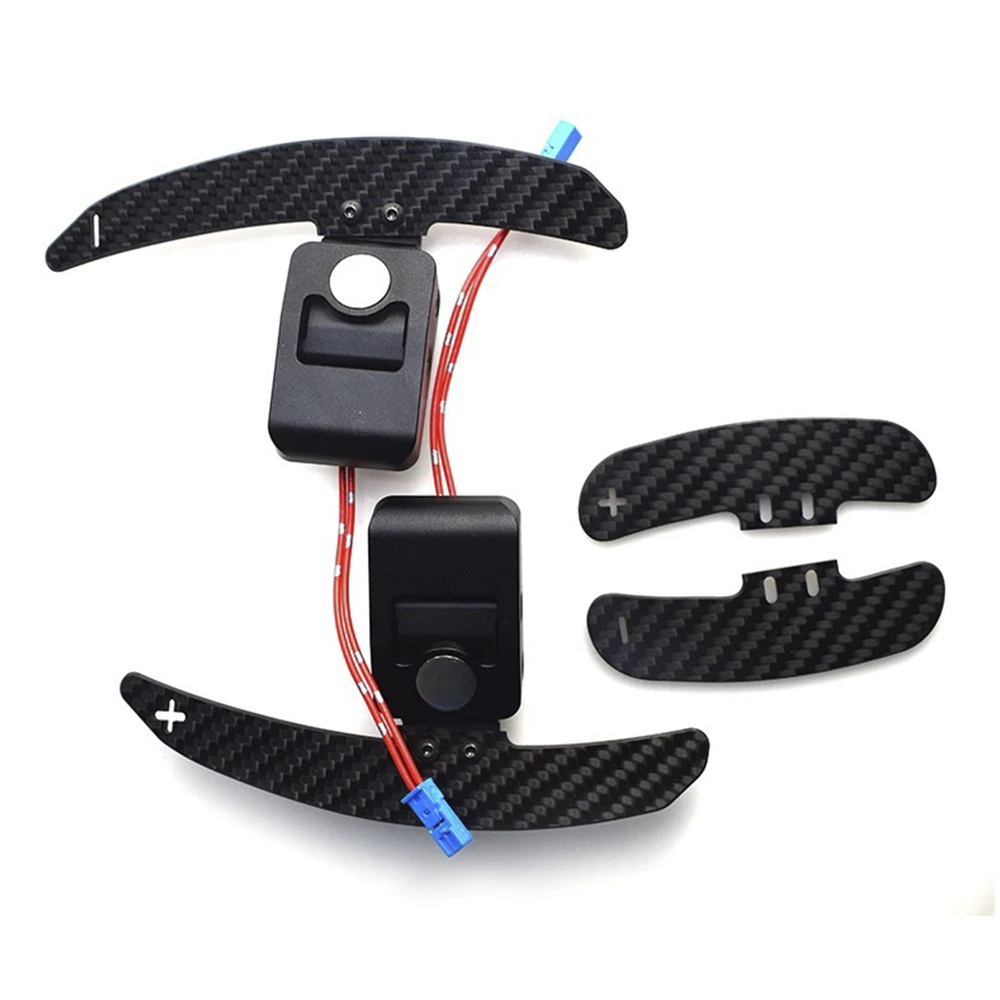 BMW Magnetic Carbon Fiber Paddle Shifters Extension F20 F22 F30 F32 F12 F01 | Steering Wheel Shift Paddles