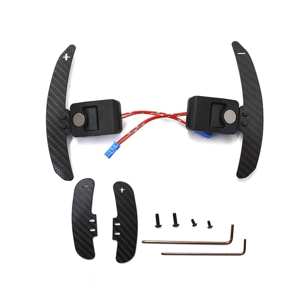 BMW Magnetic Carbon Fiber Paddle Shifters Extension F20 F22 F30 F32 F12 F01 | Steering Wheel Shift Paddles