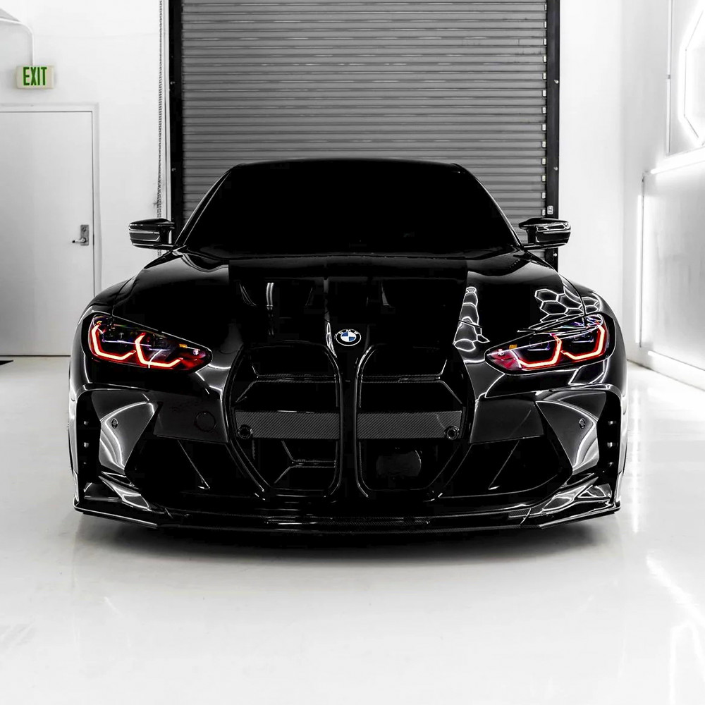 BMW M3 G80 G81 & M4 G82 G83 CSL Style Dry Carbon Fiber Front Grille | 2021+