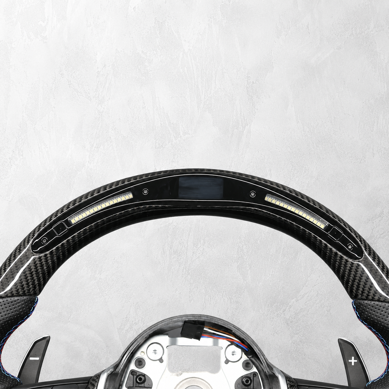 BMW Custom LED Carbon Fiber Steering Wheel | F22 F23 F30 F31 F32 F33 F36 F10 F11 | 2 Series, 3 Series, 4 Series & 5 Series