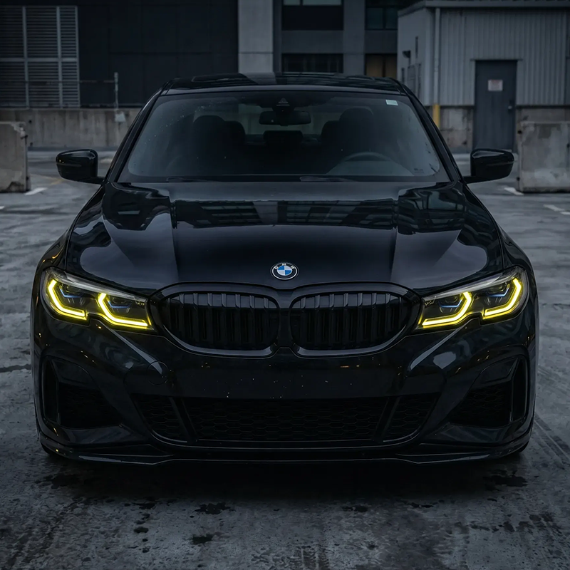 BMW CSL Style Yellow DRL LED Lights Module Set For BMW 3 Series G20/G21 (2019-2023)
