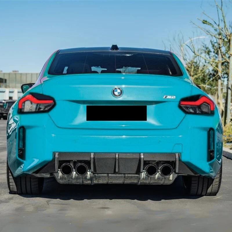 BMW G87 M2 Pre-Preg Dry Carbon Fiber Rear Diffuser Lip Replacement | OEM Style (2023+)
