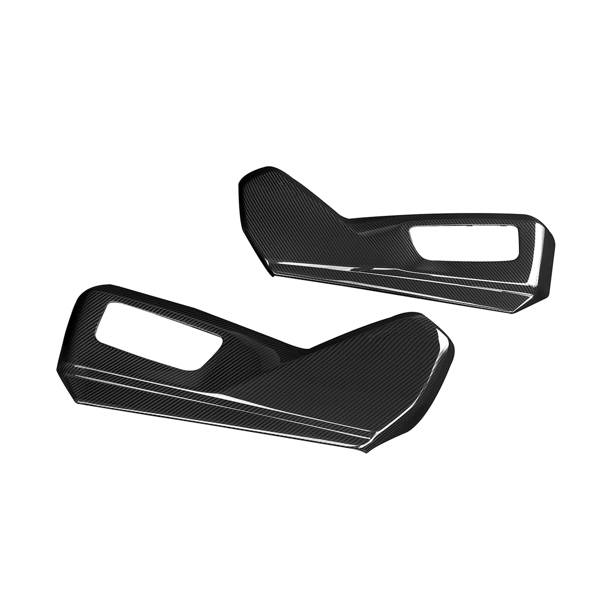 BMW G90 G99 M5 OEM Style Dry Carbon Fiber Interior Side Trim Covers