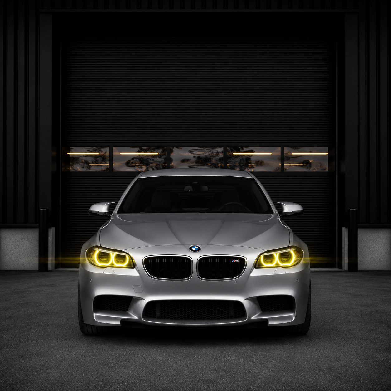BMW CSL Style Yellow DRL LED Lights Module Set For BMW 5 Series F10 / F11 & M5 F10