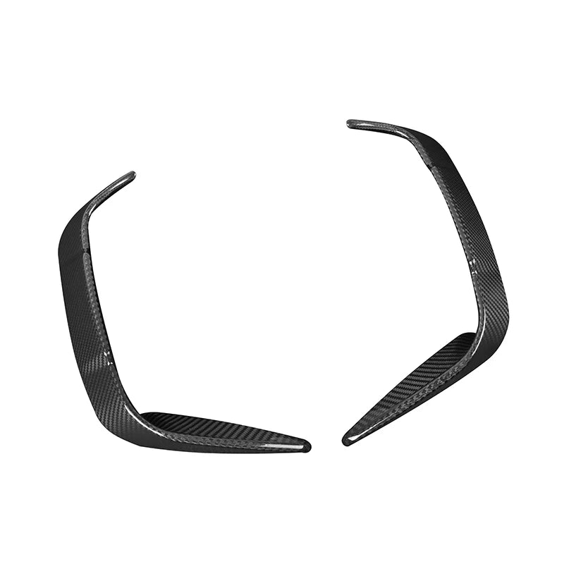 BMW G22 / G23 Dry Carbon Fiber SQ Style Rear Side Canards Splitters (2021+)