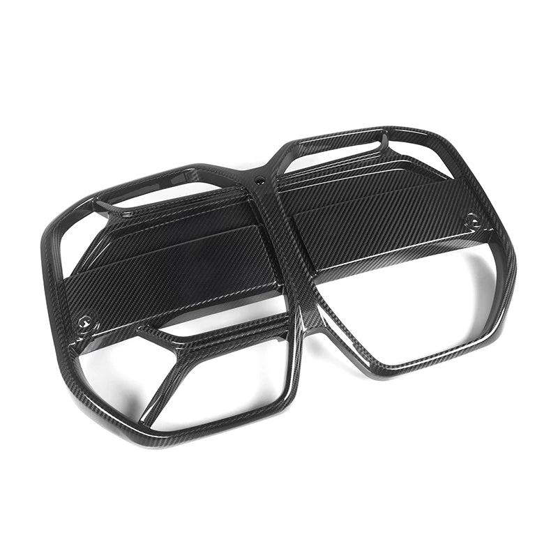 Dry Carbon Fiber Grill With ACC for BMW 4 Series I4 4- Door Bev Sedan 2021+ I4 Front Bumper Grille