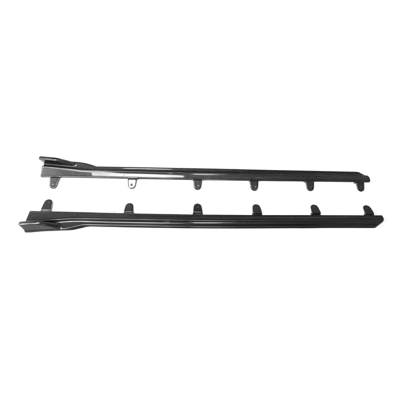 BMW G22 4 Series Dry Carbon Fiber Blade Style Side Skirts (2021+)