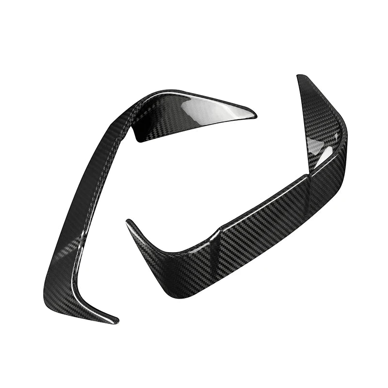 BMW G22 / G23 Dry Carbon Fiber SQ Style Rear Side Canards Splitters (2021+)