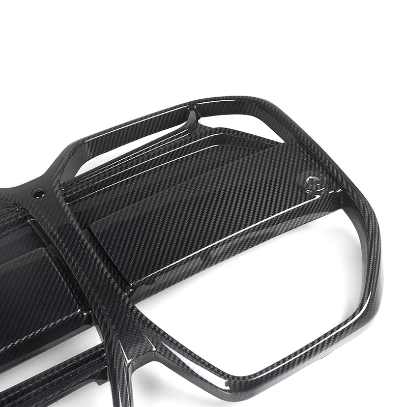 Dry Carbon Fiber Grill With ACC for BMW 4 Series I4 4- Door Bev Sedan 2021+ I4 Front Bumper Grille