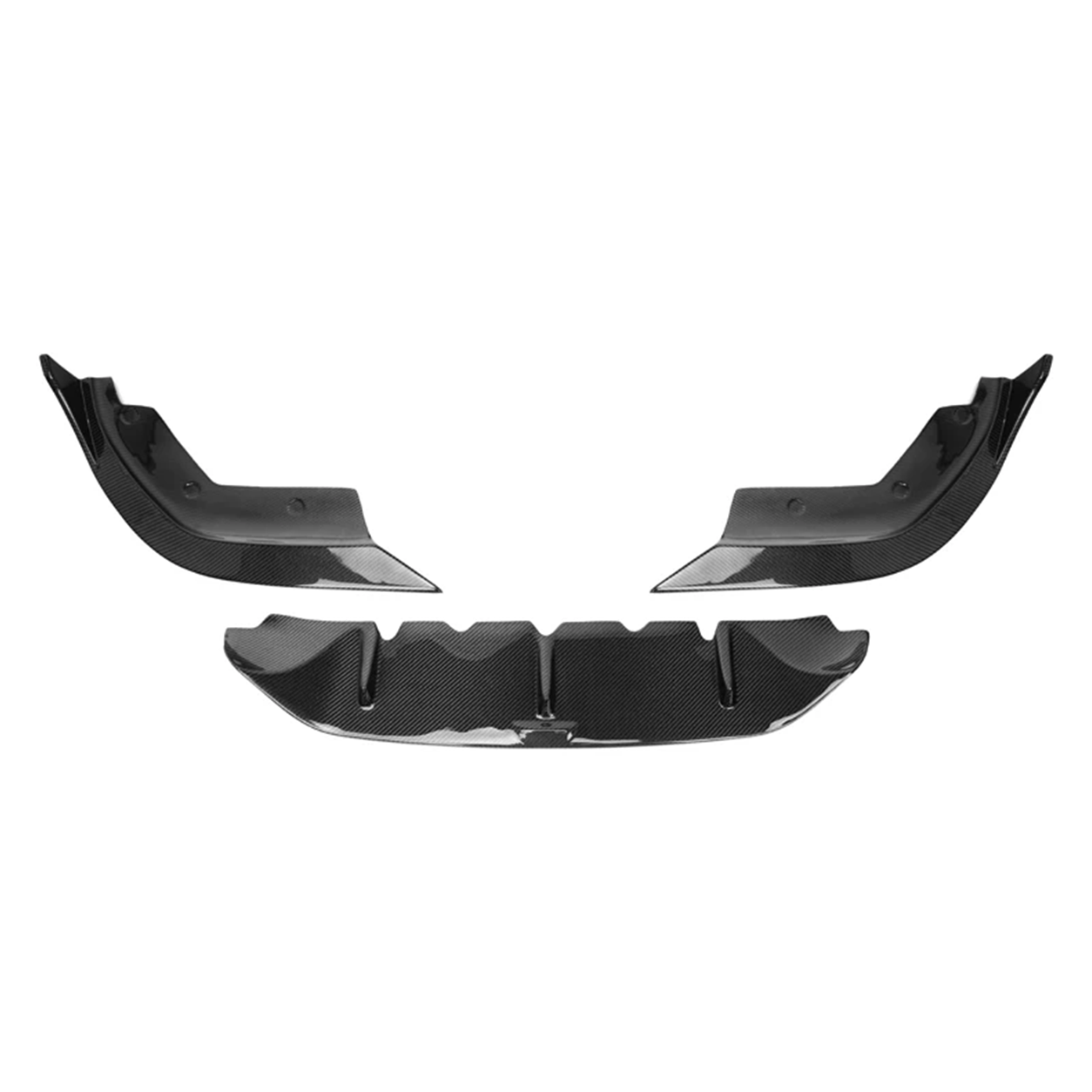 BMW G20 3 Series TK Style Dry Carbon Fiber 3-Piece Front Lip