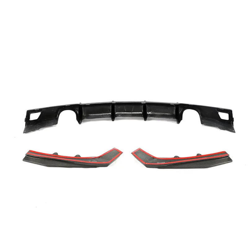 BMW F30 F31 F35 3 Series M Sport Carbon Fiber Rear Bumper Diffuser