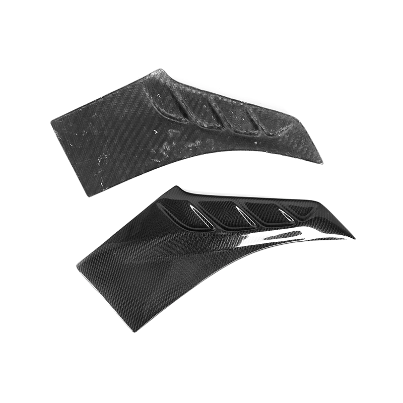 BMW X6M F96 LD Style Dry Carbon Fiber Side Fender Vent Trims