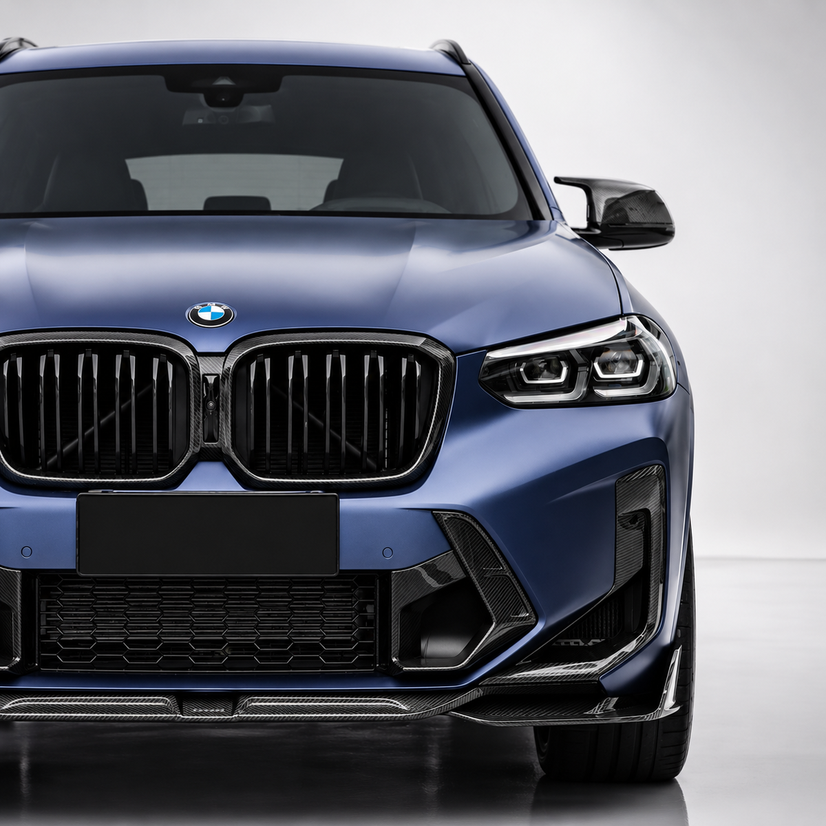 BMW F97 X3M Dry Carbon Fiber Front Side Vent Covers
