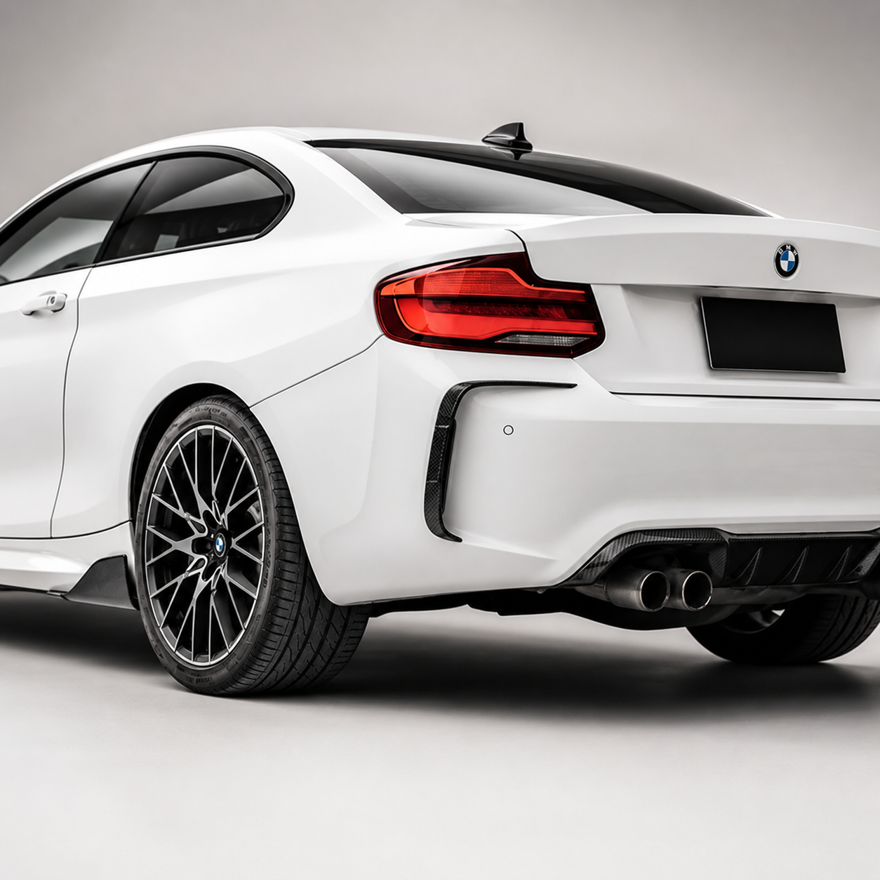 BMW F87 M2 Pre-Preg Dry Carbon Fiber Rear Bumper Air Vent Covers