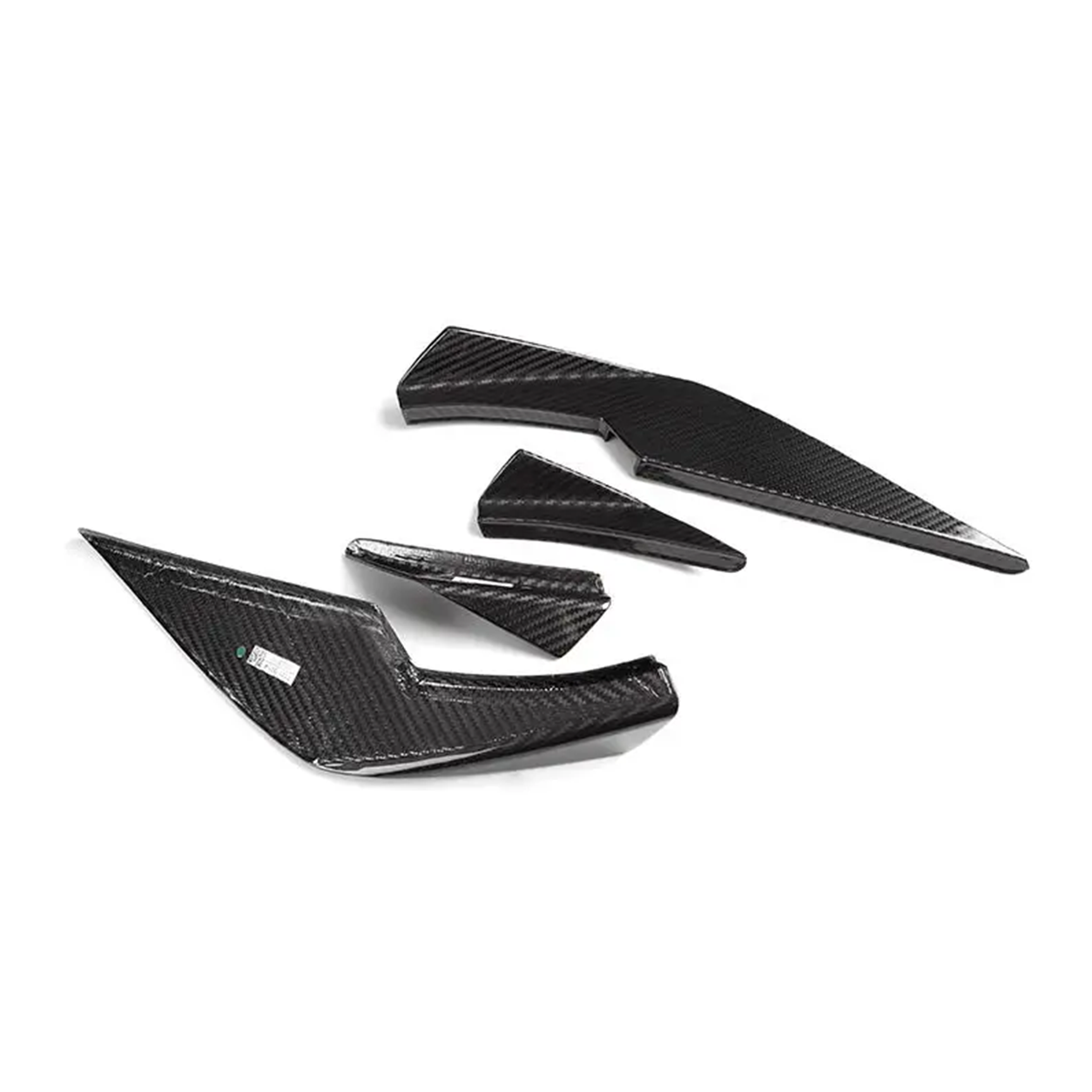 BMW G80 G81 G82 G83 M3 M4 Dry Carbon Fiber Front Bumper Canards (2021–2026)