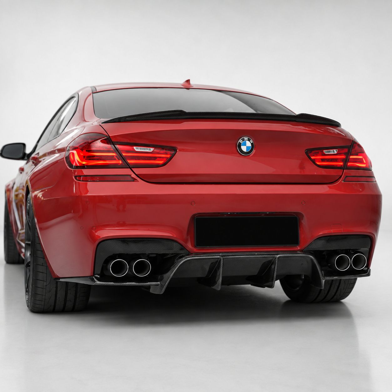 BMW 6 Series F12 / F13 / M6 V Style Carbon Fiber Rear Spoiler
