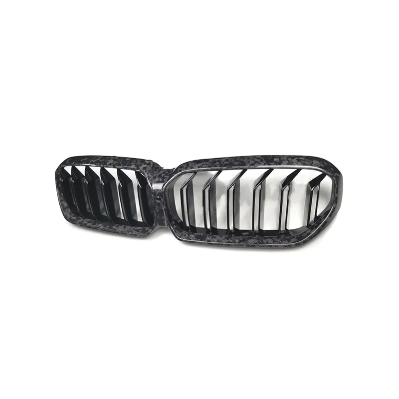 BMW 5 Series G30 / M5 F90 LCI Forged Carbon Fiber Dual Slat Front Grille