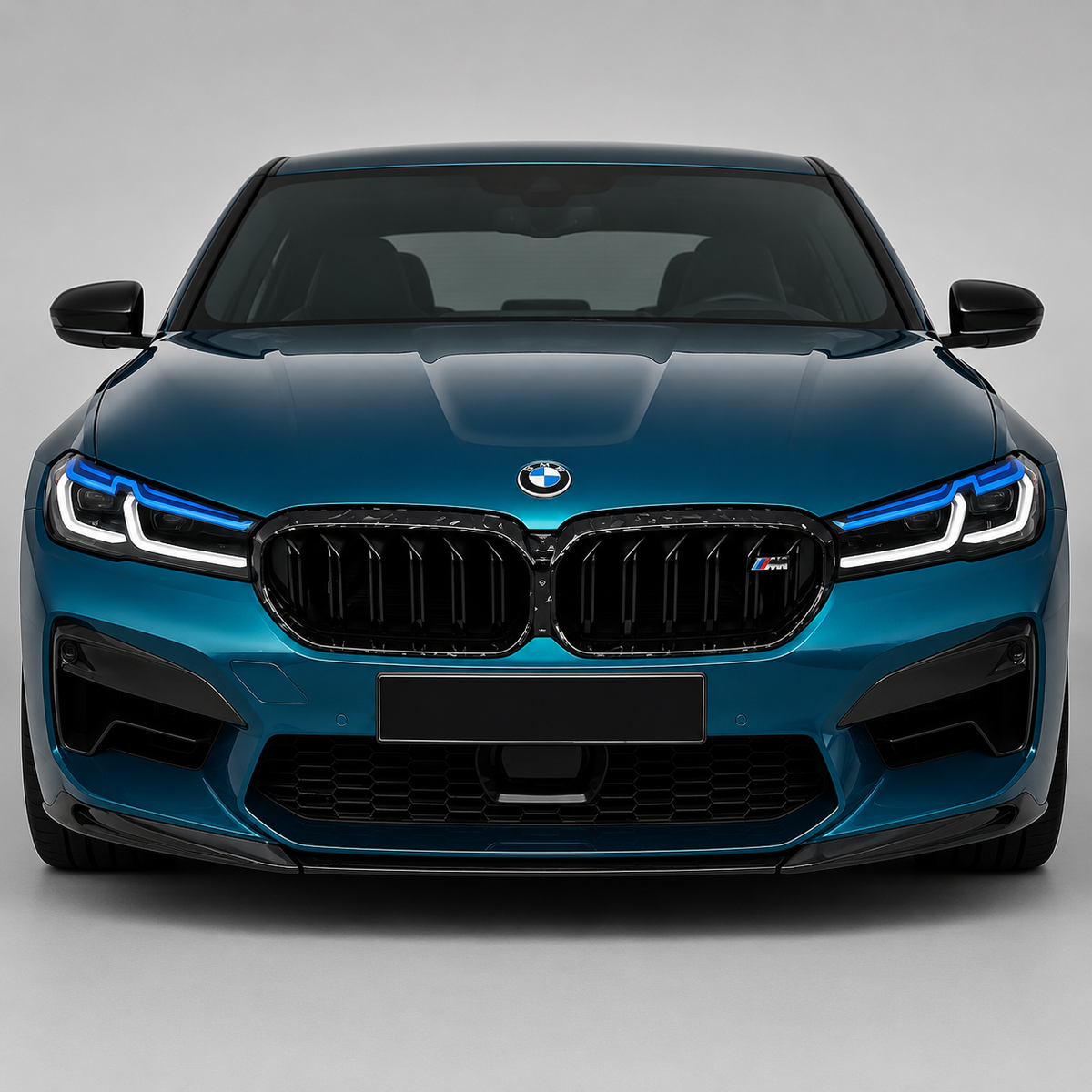 BMW 5 Series G30 / M5 F90 LCI Forged Carbon Fiber Dual Slat Front Grille