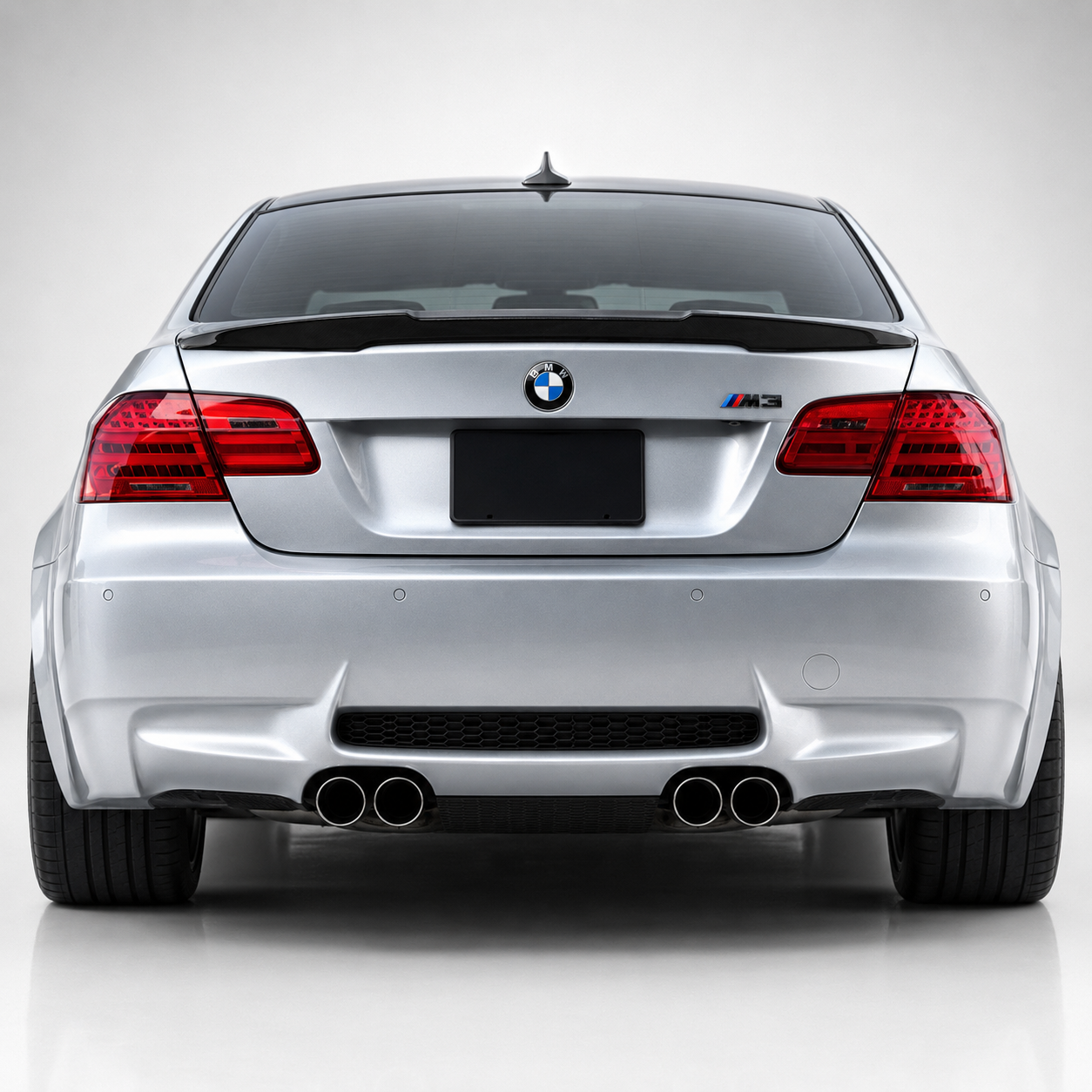BMW E92 3 Series M4 Style Dry Carbon Fiber Rear Spoiler Wing