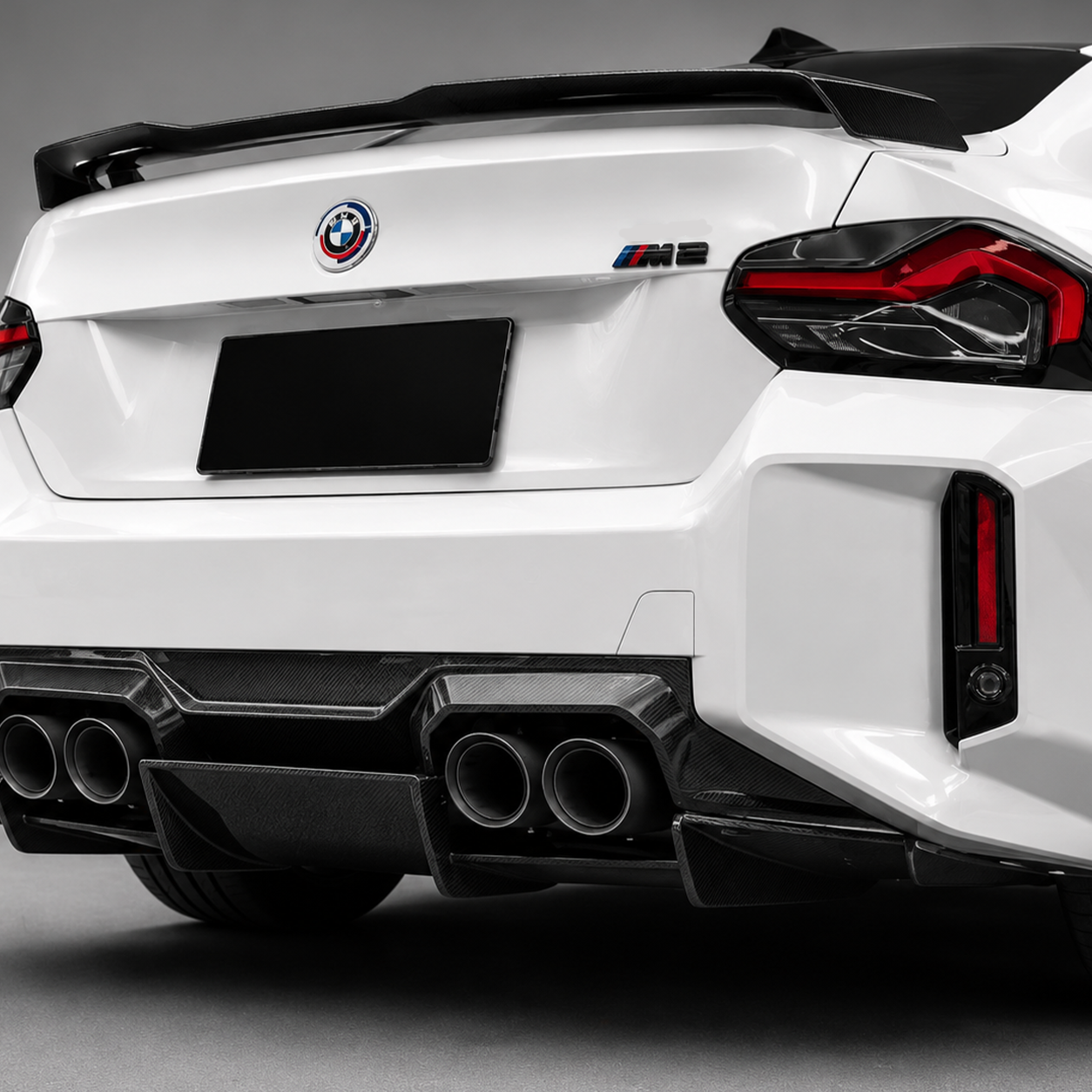 BMW G87 M2 AP Style Dry Carbon Fiber Rear Diffuser
