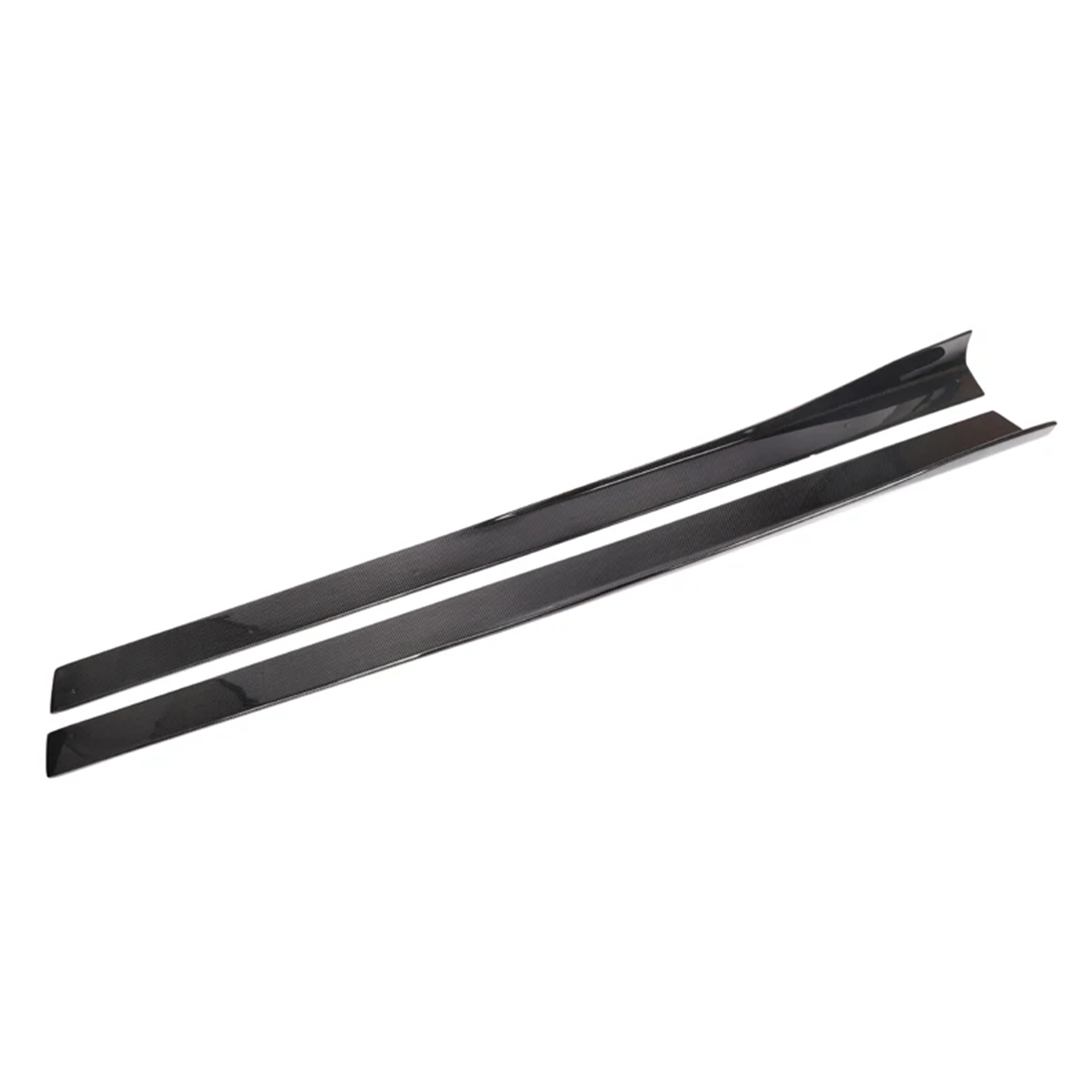 BMW F80 M3 F82 F83 M4 R Style Dry Carbon Fiber Side Skirt Extensions