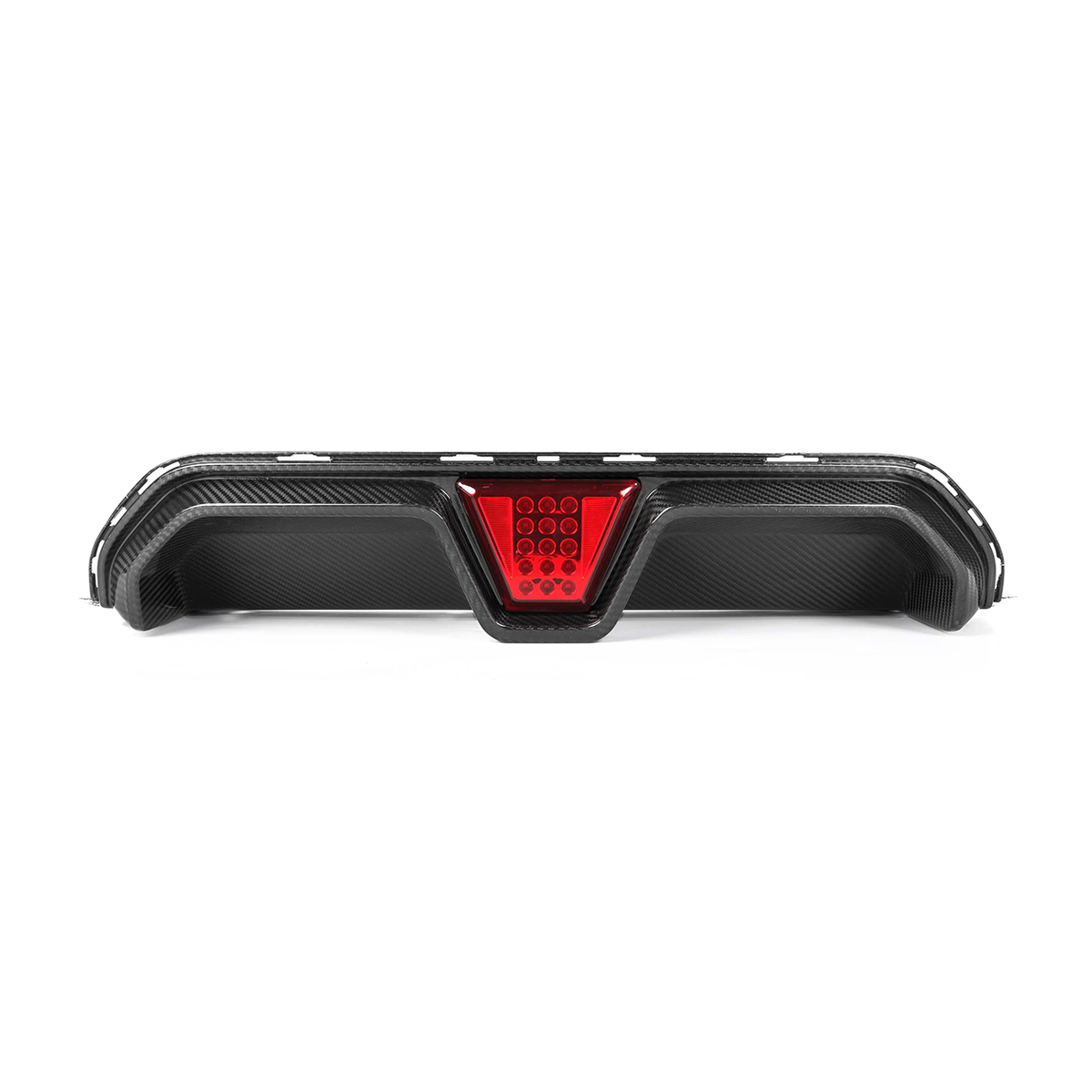BMW F90 M5 LCI CS Style Dry Carbon Fiber Rear Diffuser with LED Light