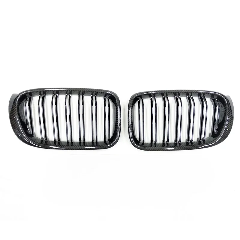 BMW F25 F26 X3 X4 Dual Slat Dry Carbon Fiber Front Kidney Grilles