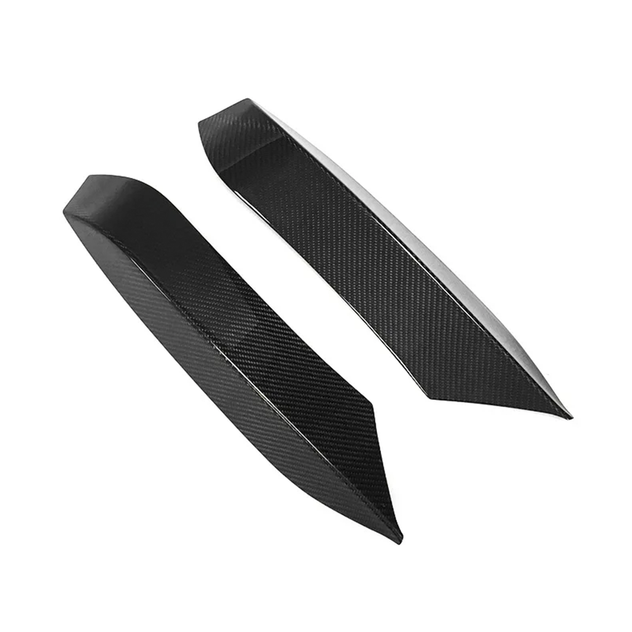 BMW F80 M3 F82 M4 MP Style Dry Carbon Fiber Front Bumper Splitters