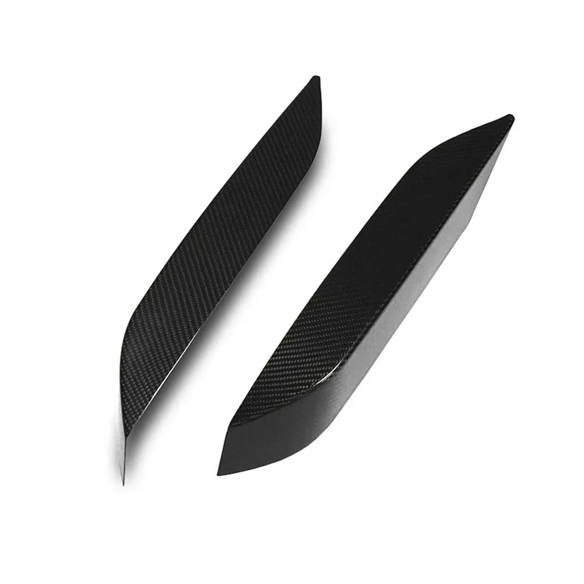 BMW F80 M3 F82 M4 MP Style Dry Carbon Fiber Front Bumper Splitters