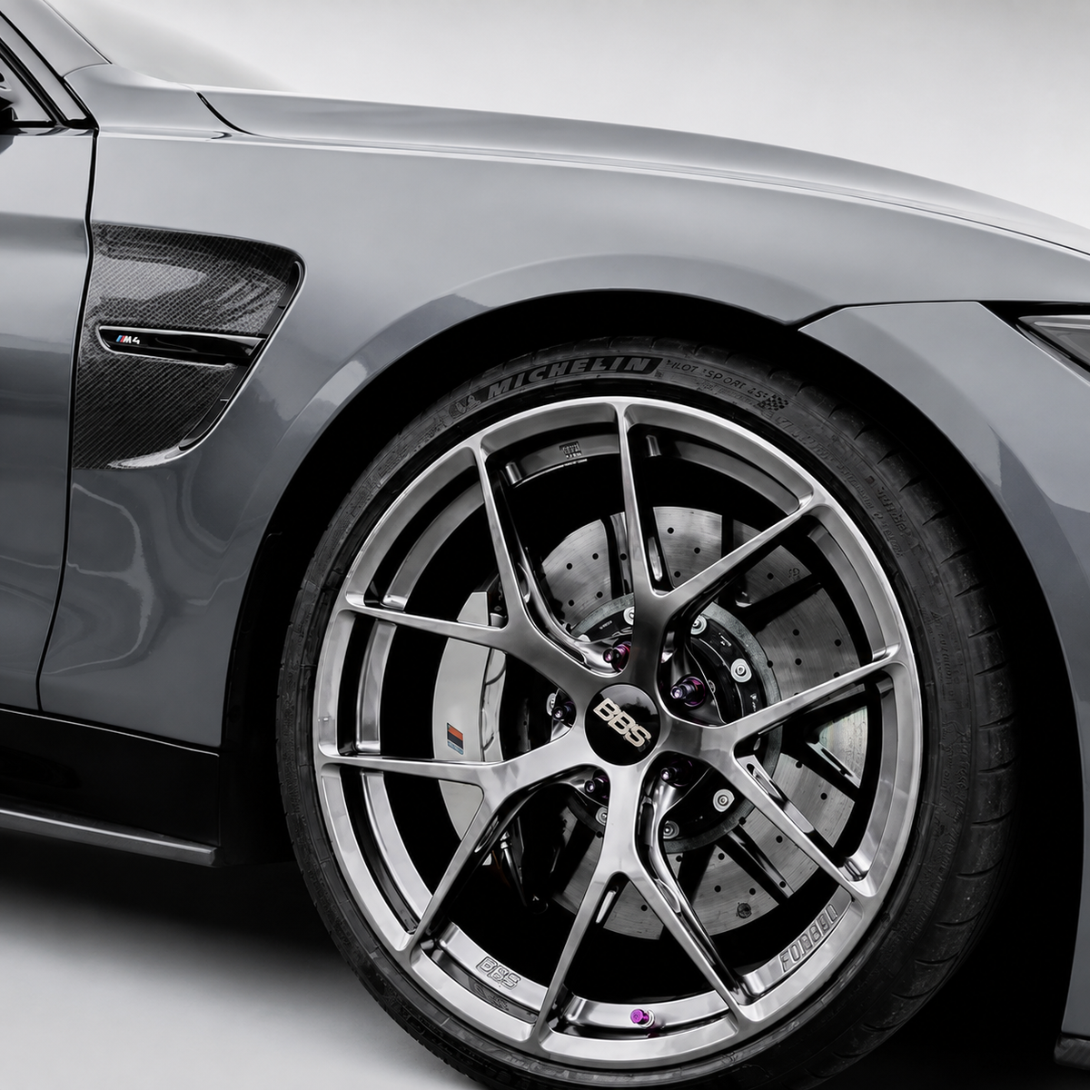 BMW F80 M3 OEM Style Dry Carbon Fiber Side Fenders