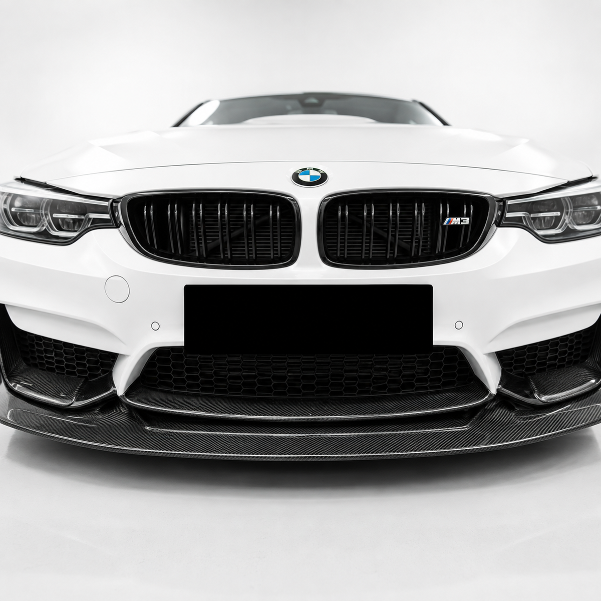 BMW F80 M3 F82 M4 GT4 Style Dry Carbon Fiber Front Lip