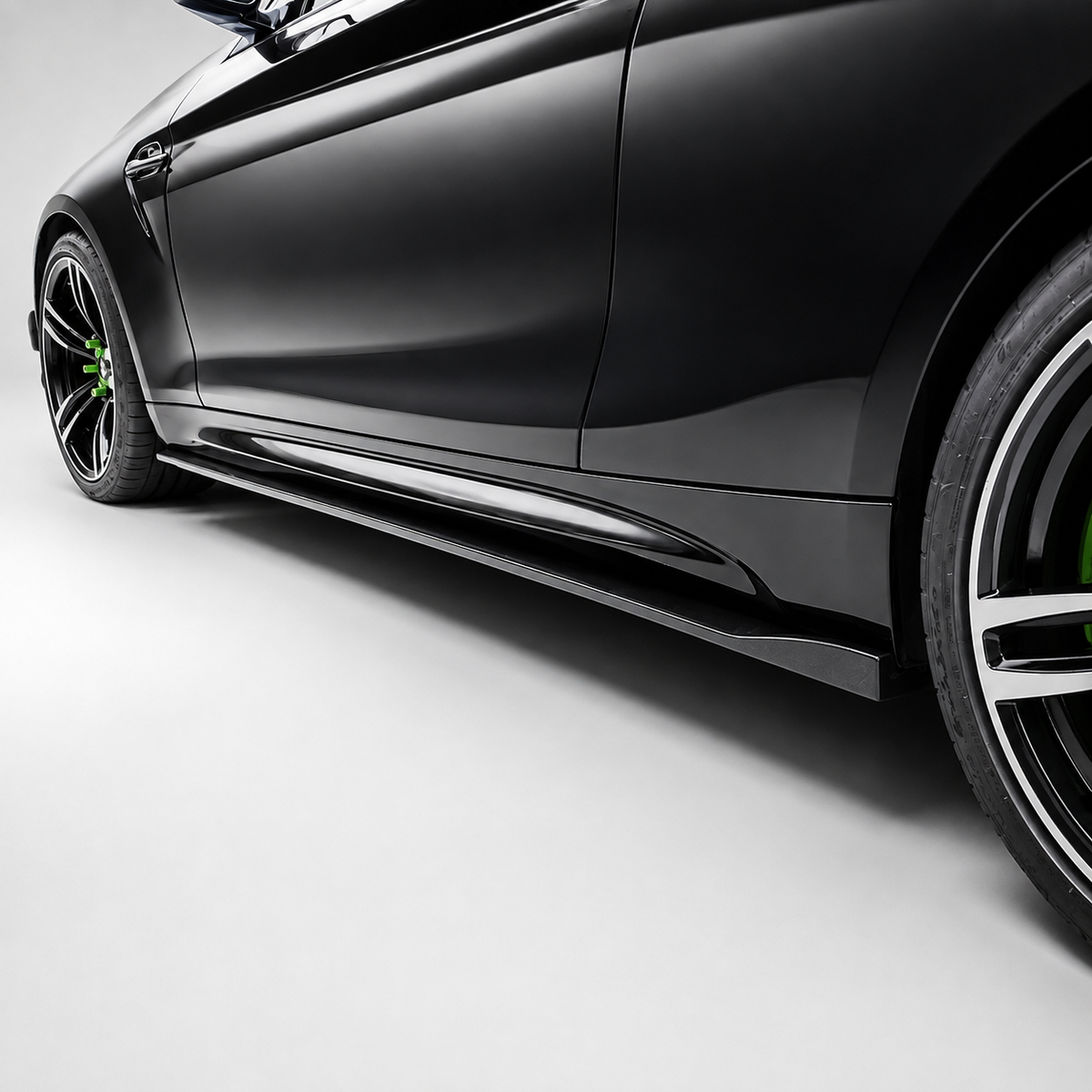 BMW F87 M2 M2 Competition Dry Carbon Fiber Side Skirts