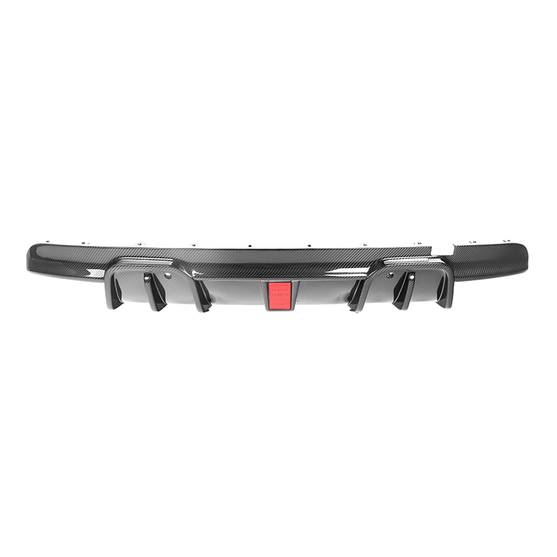 BMW X5M F95 / X6M F96 MT Style Dry Carbon Fiber Rear Diffuser with LED Light (Pre-LCI)