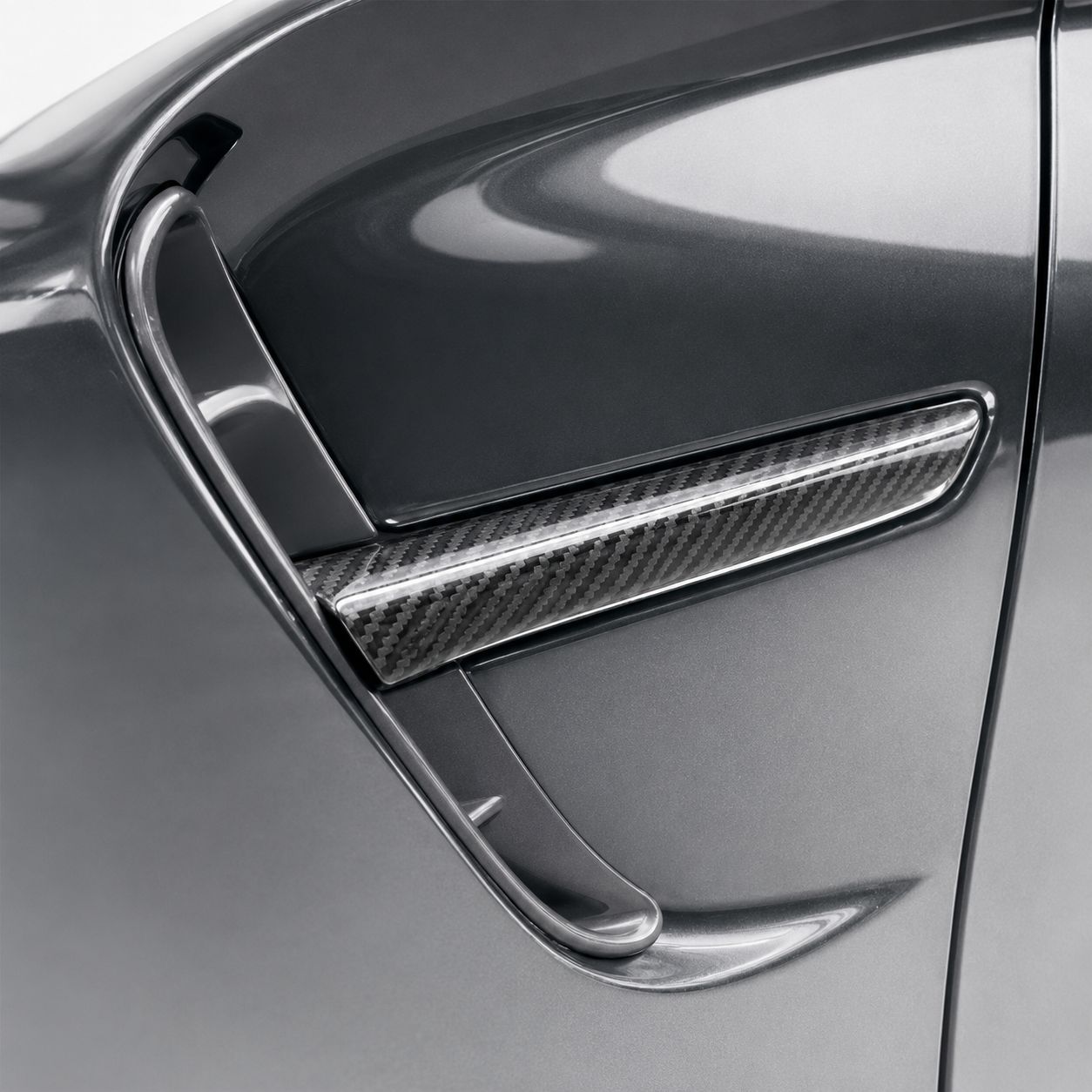 BMW F80 M3 F82 F83 M4 MP Style Dry Carbon Fiber Front Fender Trims