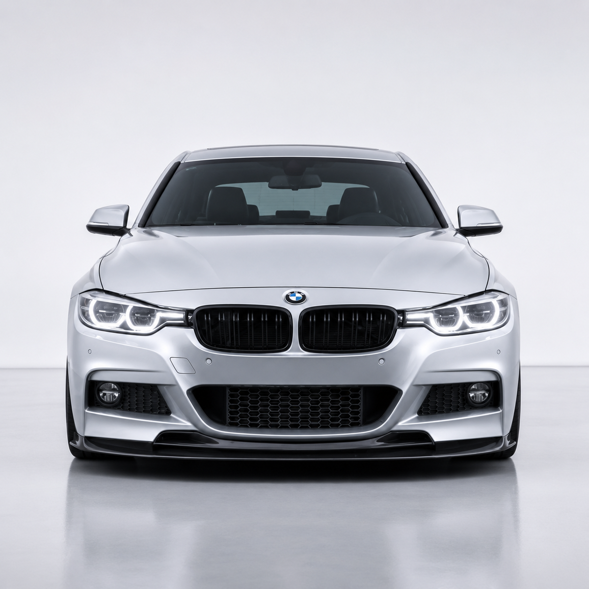 BMW F30 M Sport Dry Carbon Fiber Center Front Bumper Lip