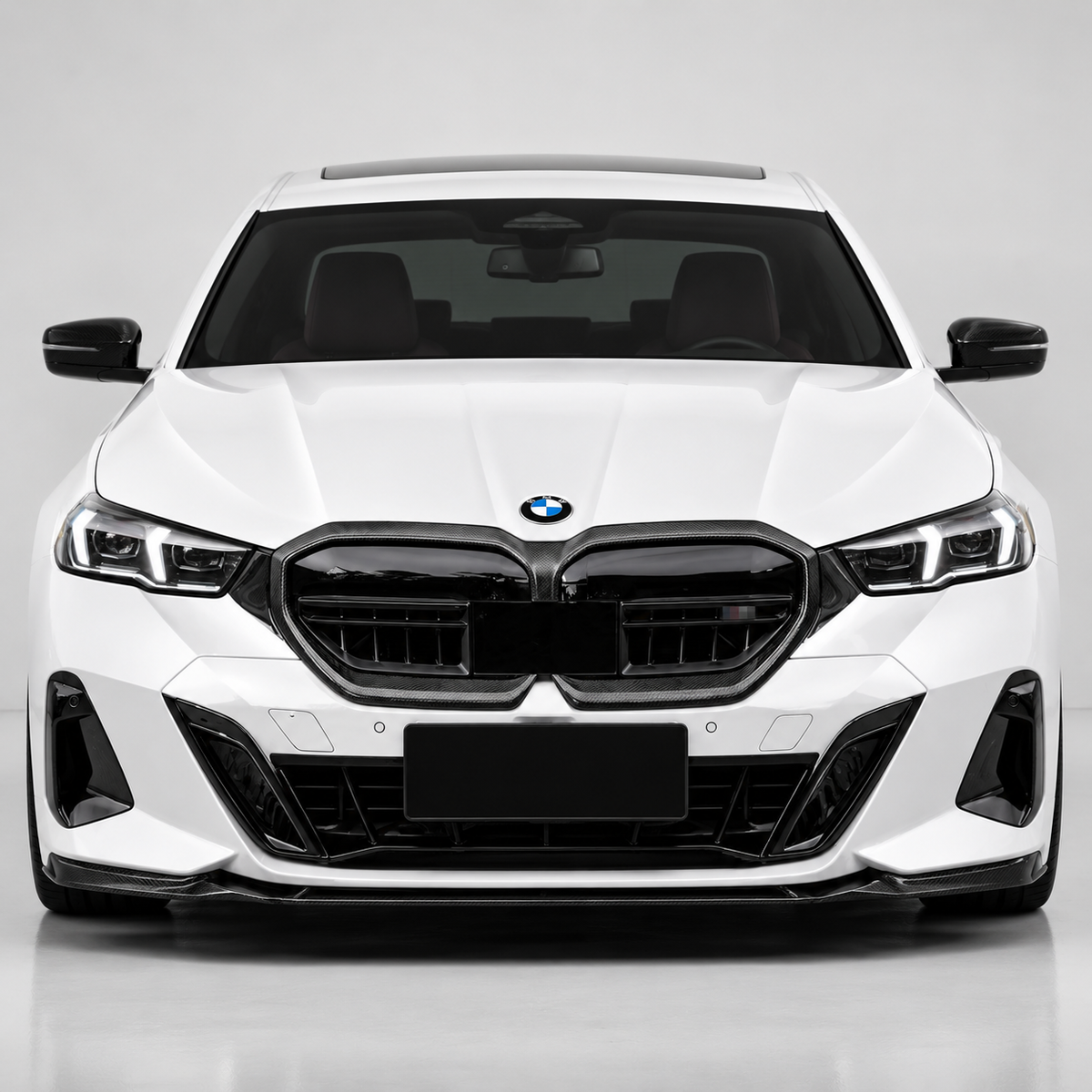 BMW G60 G68 G70 G90 Dry Carbon Fiber Front Grille Frame Trim
