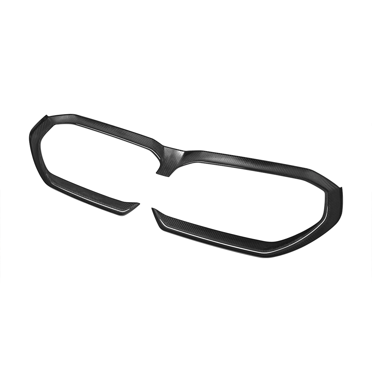 BMW G60 G68 G70 G90 Dry Carbon Fiber Front Grille Frame Trim