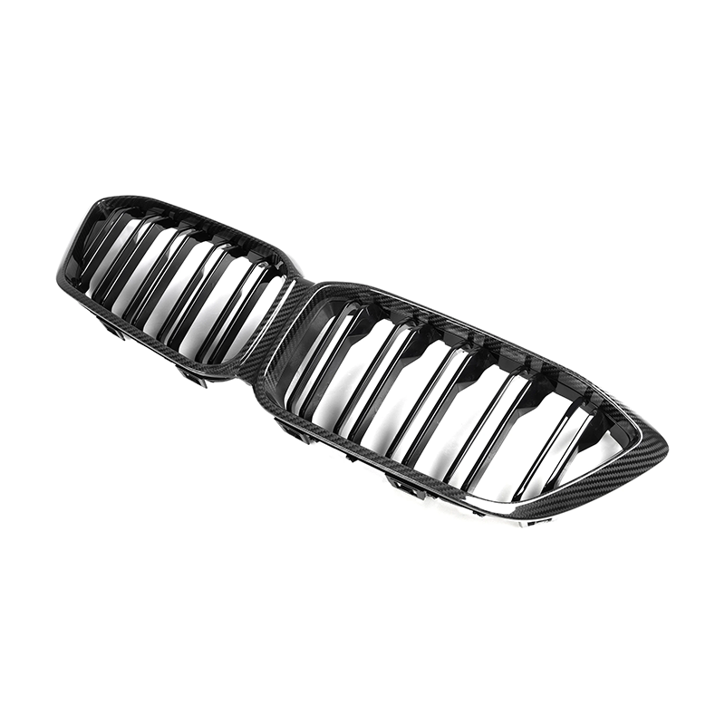 BMW F87 M2 Competition LCI Dual Slat Dry Carbon Fiber Front Kidney Grilles