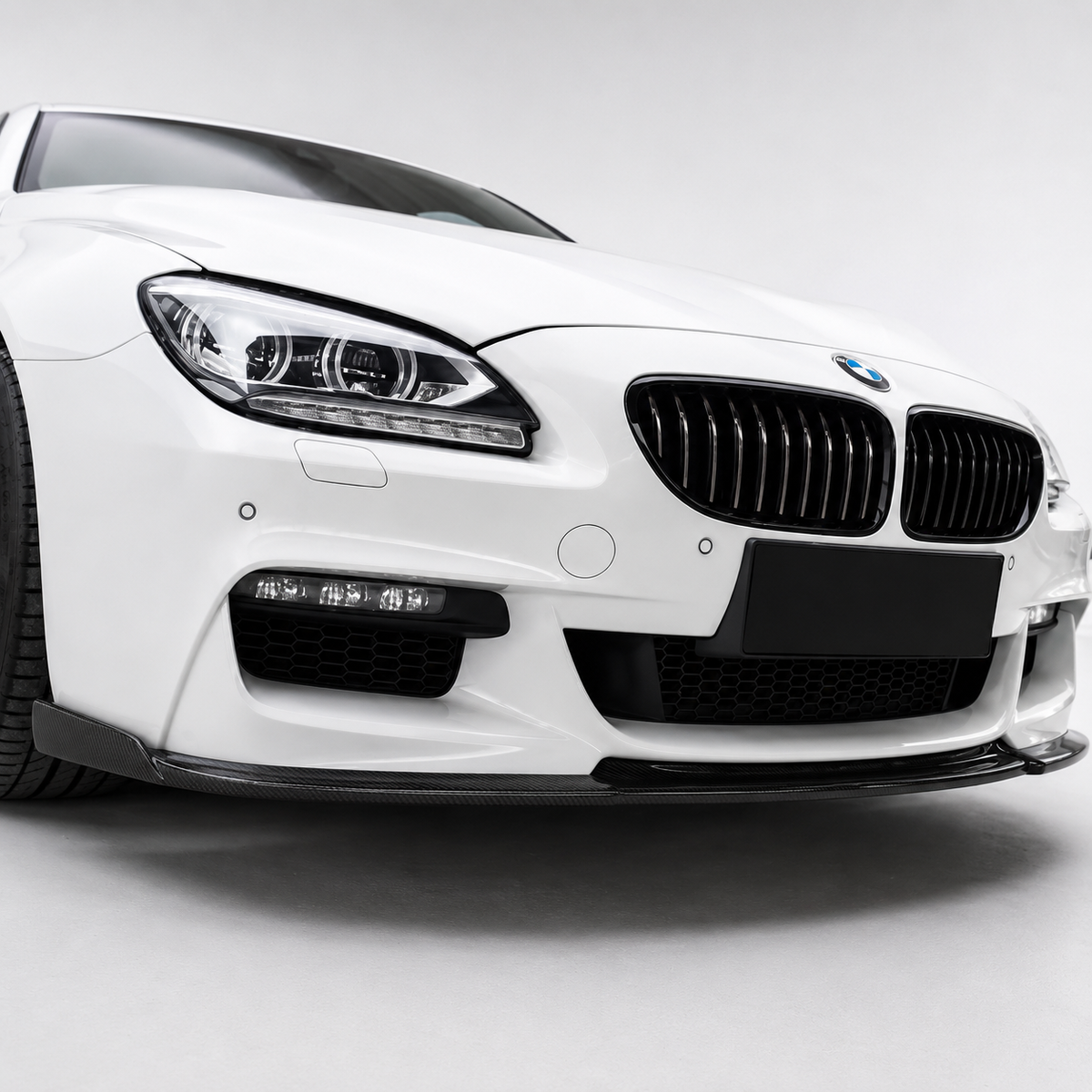 BMW F06 F12 F13 6 Series M Sport HM Style Dry Carbon Fiber Front Lip