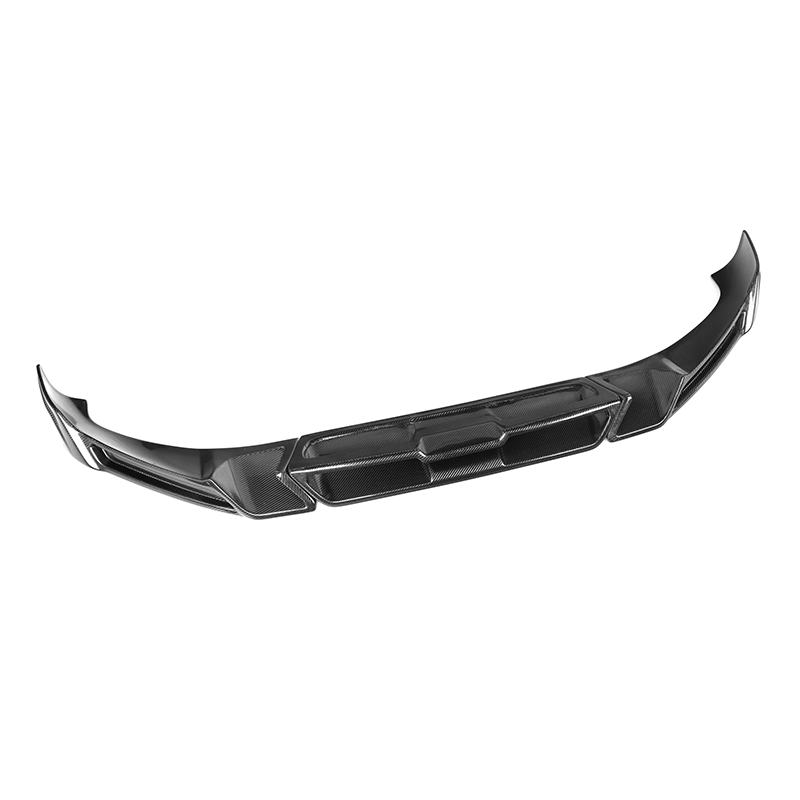 BMW X6 G06 LCI FD Style Dry Carbon Fiber Front Lip Splitter 3-Piece Set