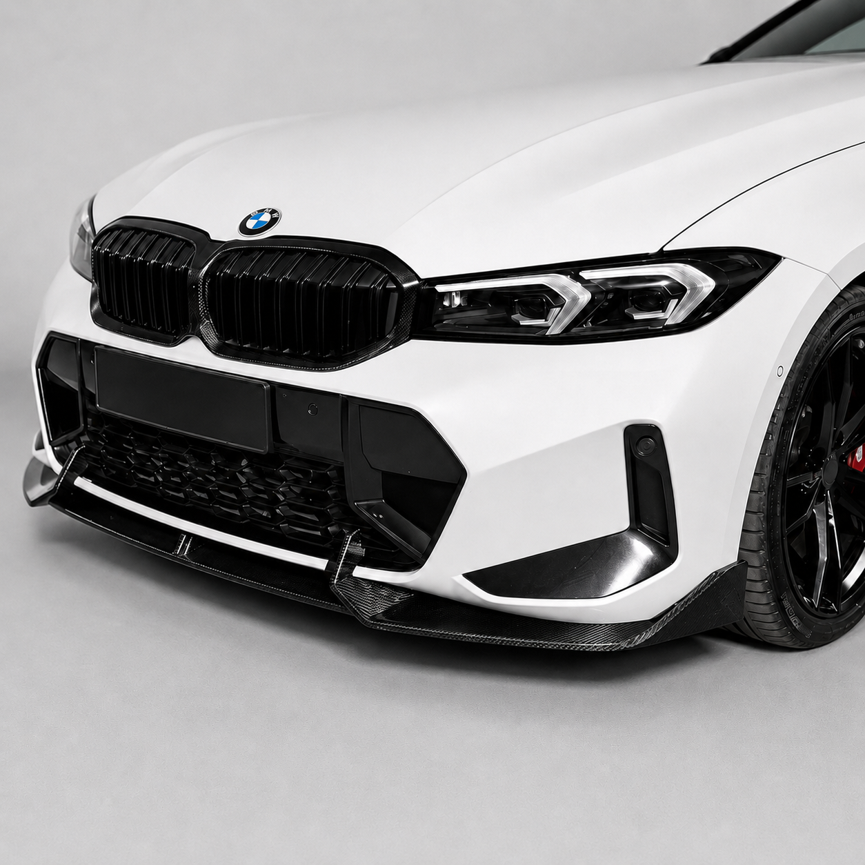 BMW G20 3 Series LCI AO Style Dry Carbon Fiber Front Lip