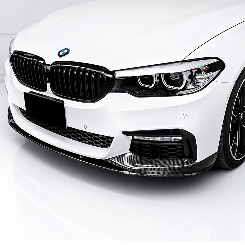 BMW G30 G31 M Sport MP Style Dry Carbon Fiber Front Bumper Splitter