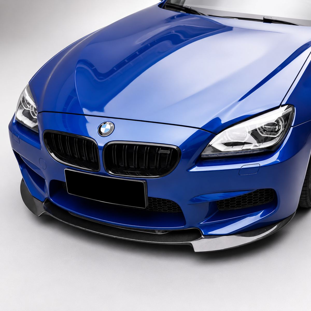 BMW F06 F12 F13 M6 V Style Dry Carbon Fiber Front Lip