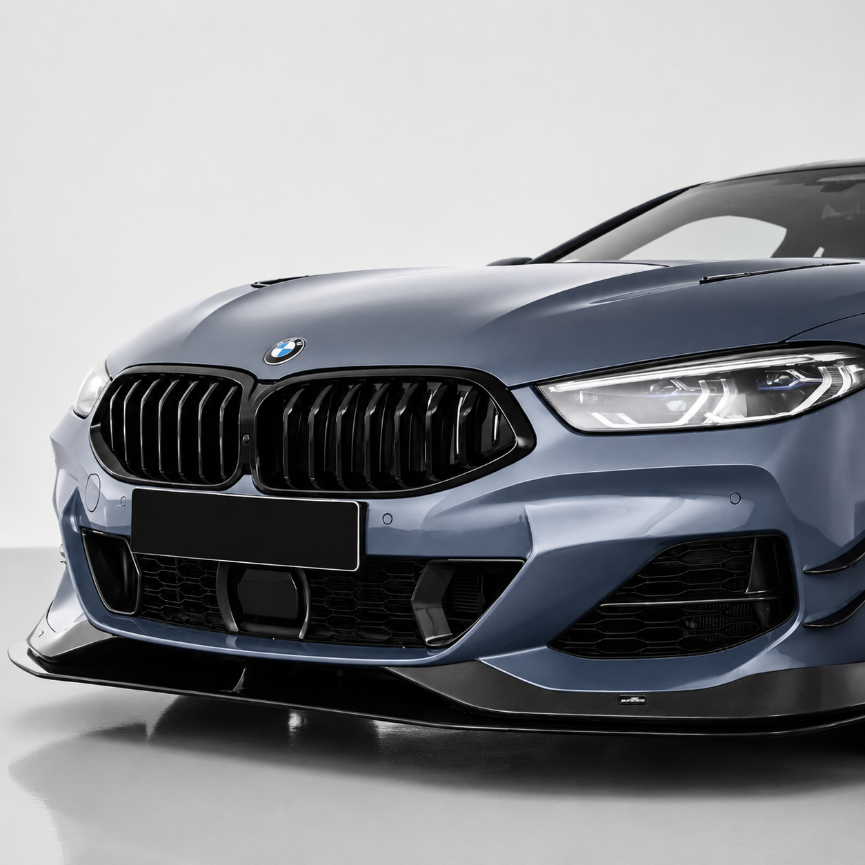 BMW G14 G15 G16 8 Series AC Style Dry Carbon Fiber Front Bumper Splitter