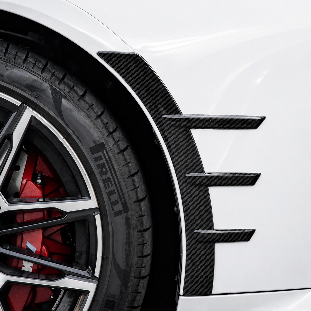 BMW G87 M2 Performance Style Dry Carbon Fiber Front Fender Trims