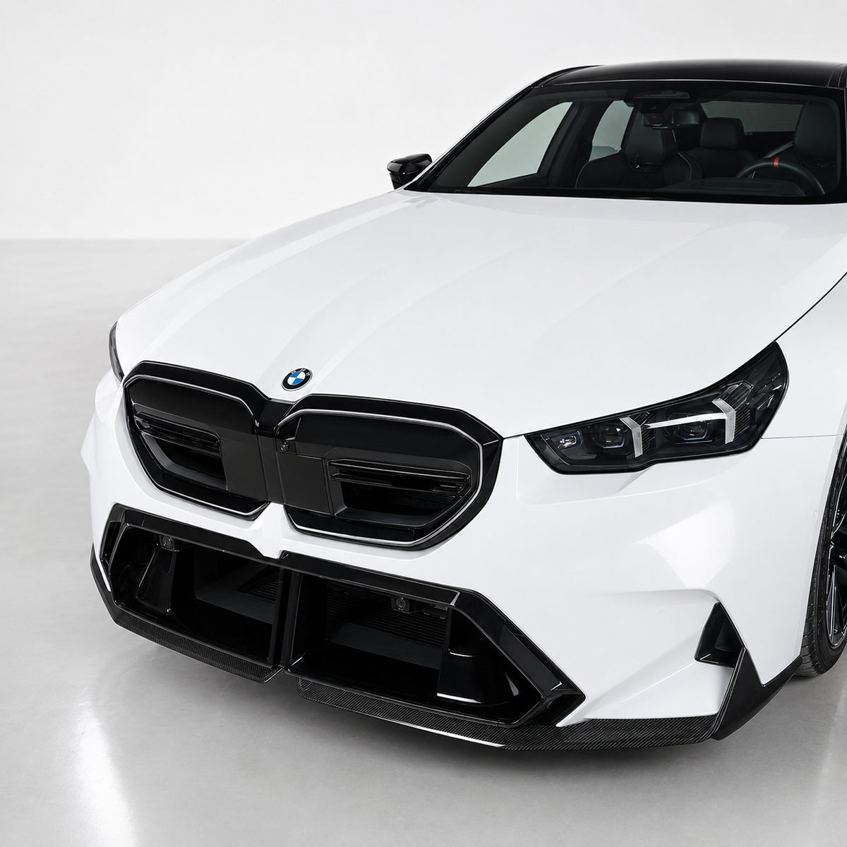 BMW M5 G90 / G99 Universal Dry Carbon Fiber Front Bumper Lip Splitter